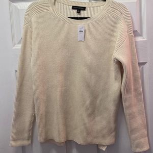Banana Republic Crew Neck Ivory Sweater Size S With tags
